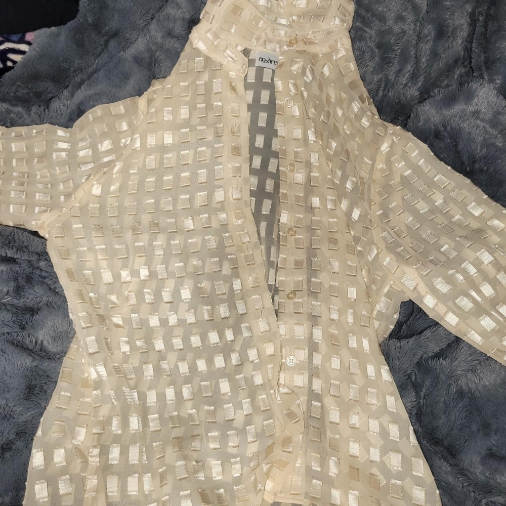 sheer blouse